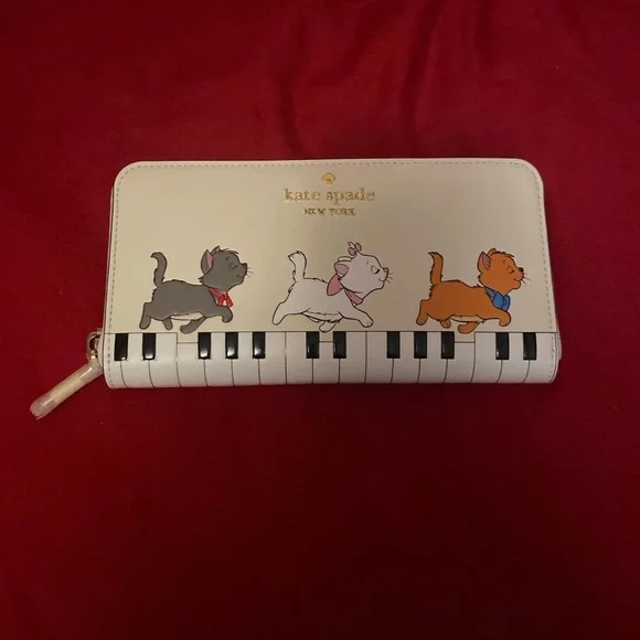 長財布 Disney x Kate Spade Aristocats Large Slim Card Holder Disney X Kate Spade New York Aristocats Large Slim Card